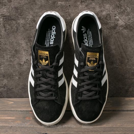 Women s shoes adidas Campus W Core Black Ftw White Gold Metallic Footshop