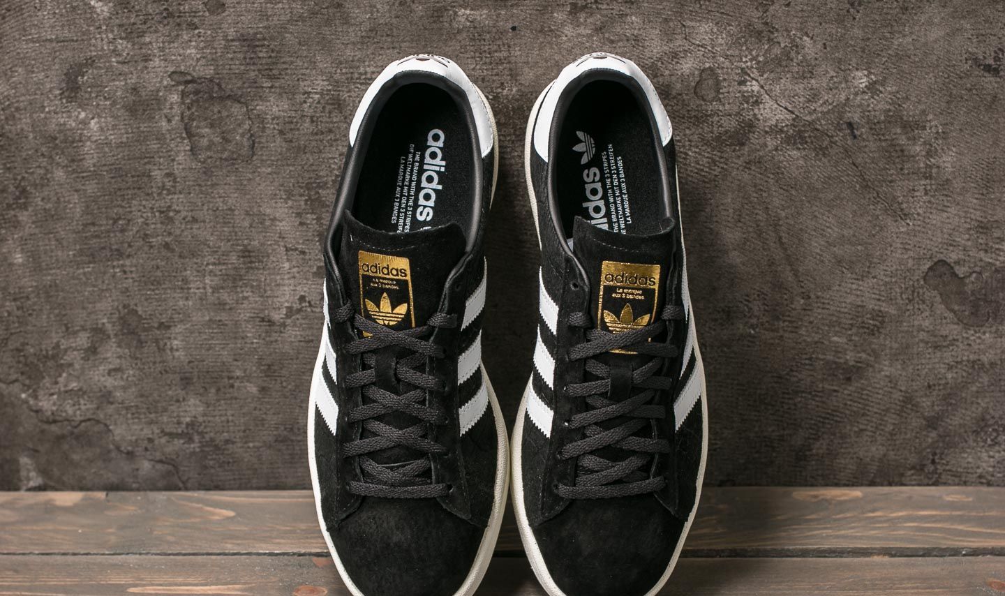 Damen Sneaker und Schuhe adidas Campus W Core Black/ Ftw White/ Gold Metallic