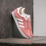 Adidas originals womens gazelle trainers ash 2025 pearl / white