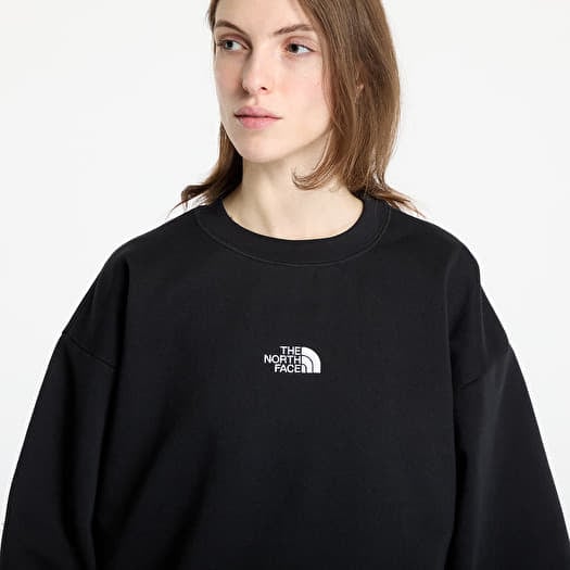 Women's hoodies The North Face Essential Oversized Crew TNF Black