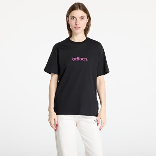adidas Camo Linear Graphic T-Shirt Black