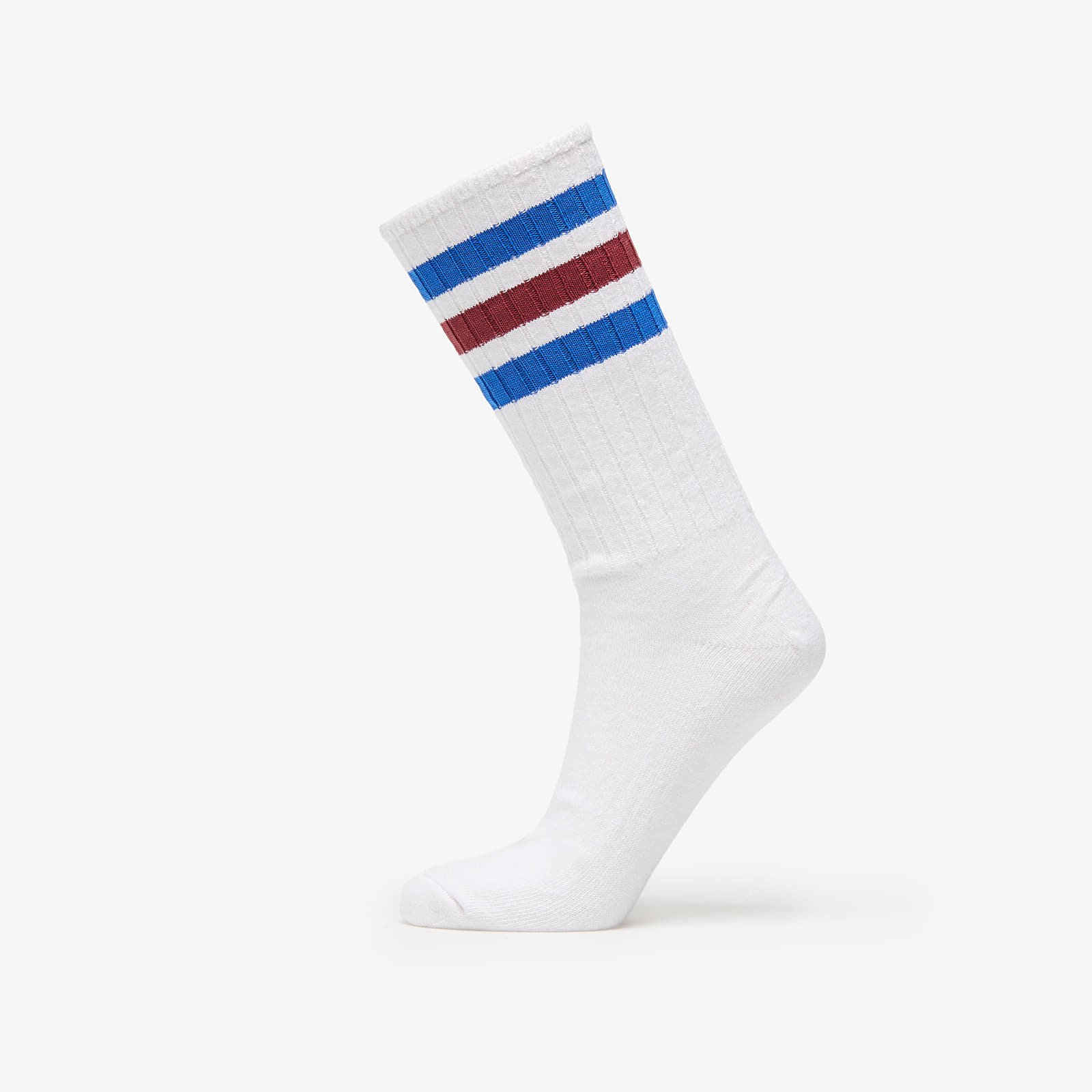 Sokid adidas 3 Stripes Ribbed Crew Socks 2-Pack White/ Multicolor