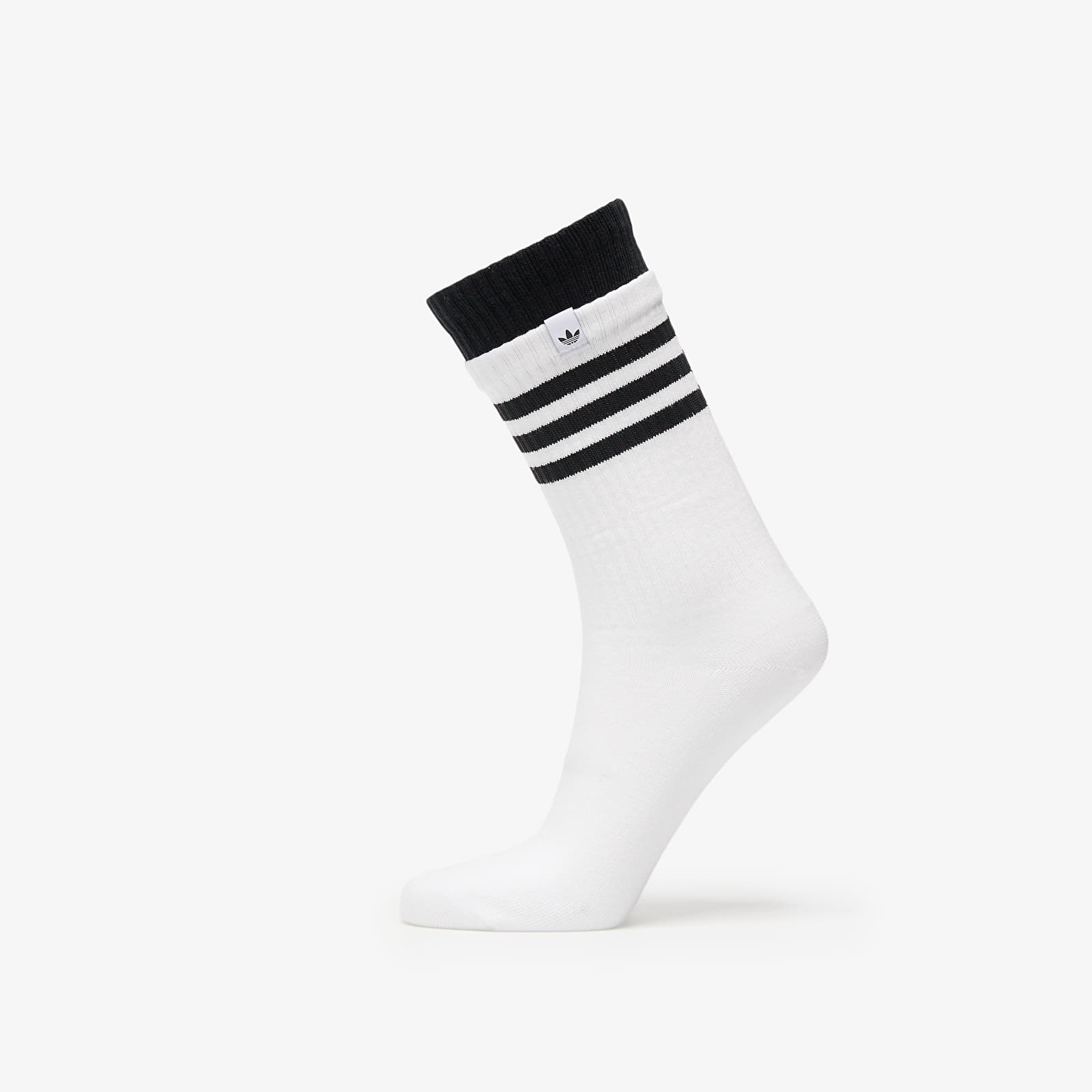 Zoknik adidas 3 Stripes 2 Layer Crew Socks 2-Pack Black/ White