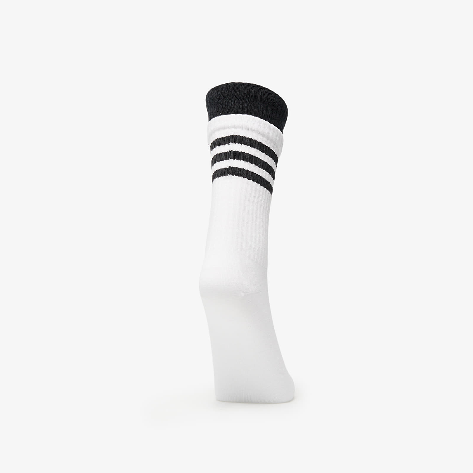 Zoknik adidas 3 Stripes 2 Layer Crew Socks 2-Pack Black/ White