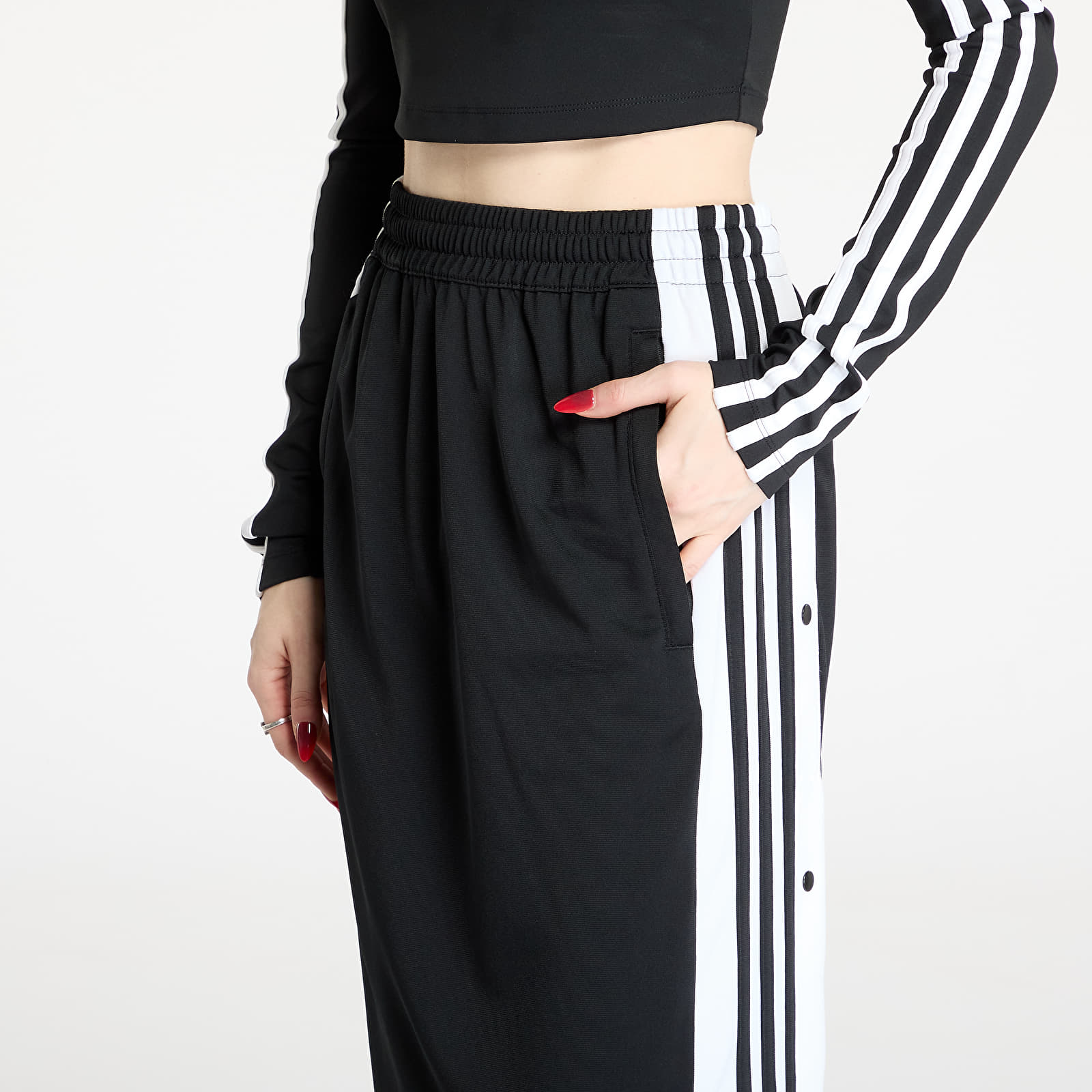 Sukně adidas Adicolor Adibreak Maxi Skirt Black