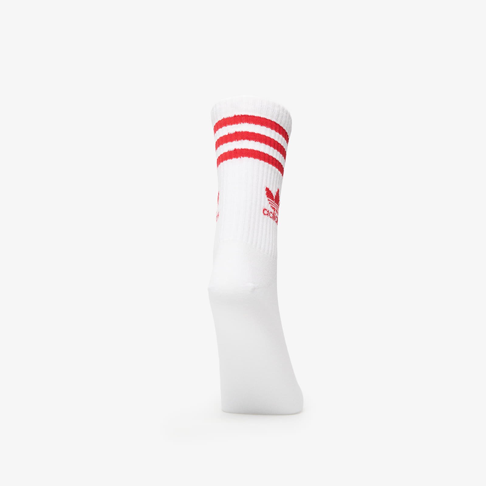 Ponožky adidas 3 Stripes Crew Sock 3-Pack White/ Glow Pink/ White