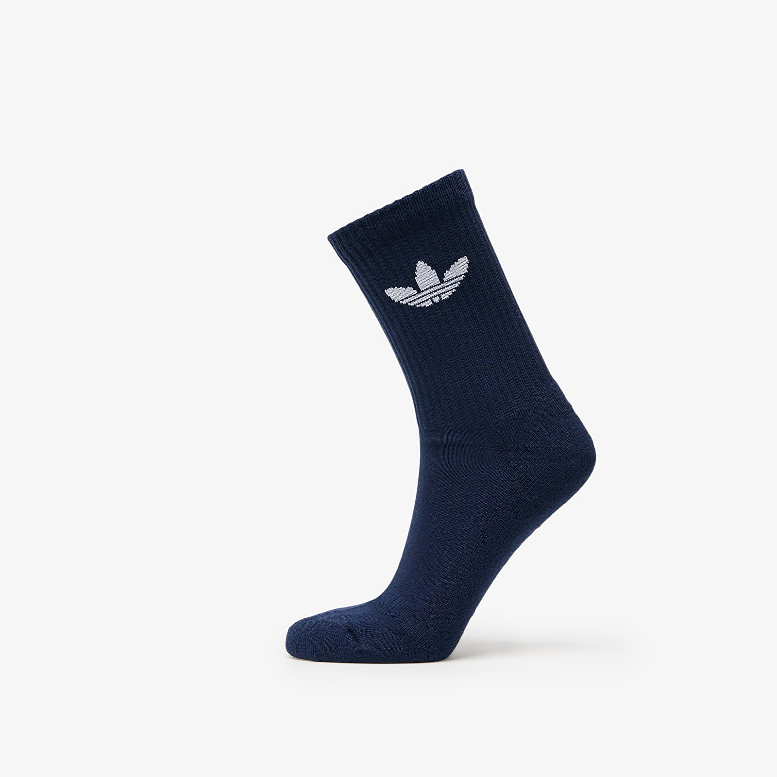 Socken adidas Trefoil Crew Sock Cushion 6-Pack Off White/ Semi Court Green/ Collegiate Green