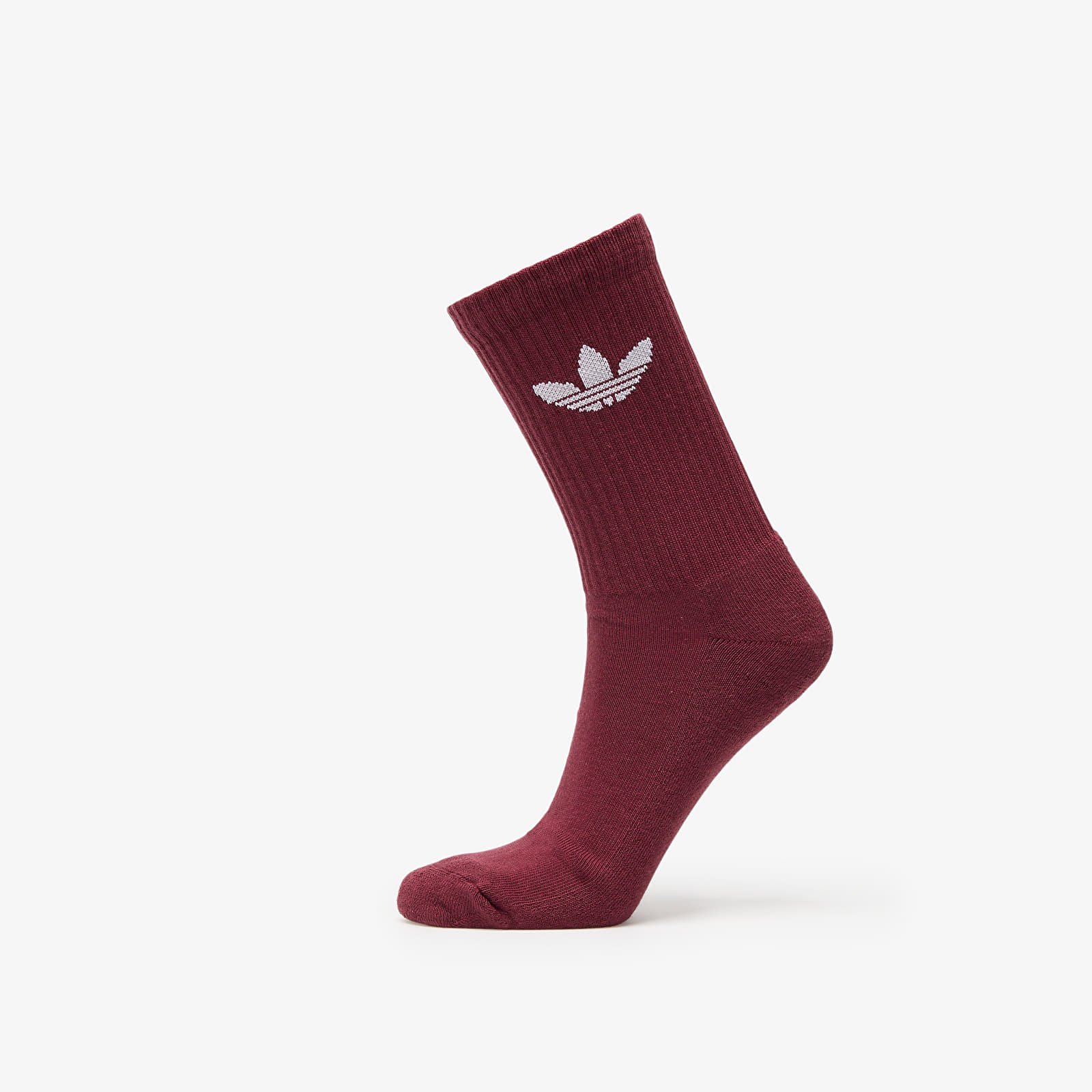 Socken adidas Trefoil Crew Sock Cushion 6-Pack Off White/ Semi Court Green/ Collegiate Green