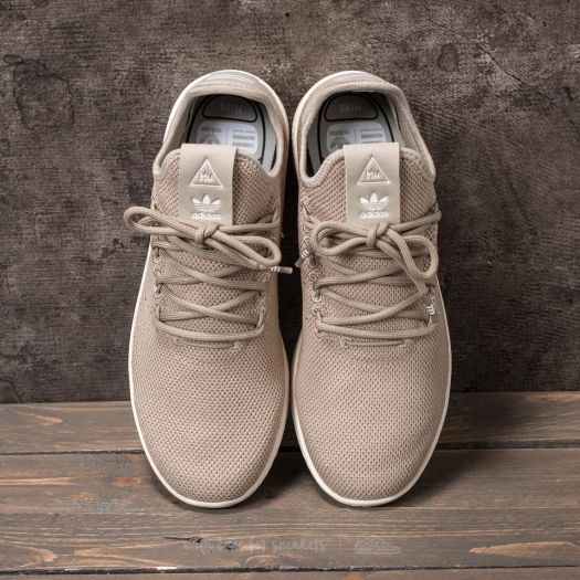 Kids sneakers and shoes adidas Pharrell Williams Tennis HU J Tech Beige Tech Beige Core White Footshop
