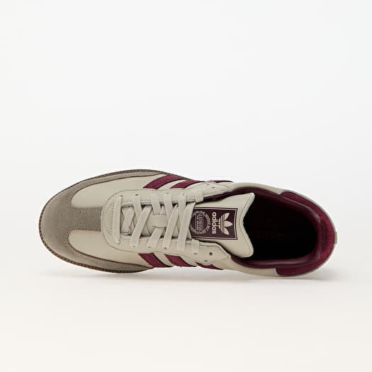 Herren Sneaker und Schuhe adidas Samba Og Putty Grey Maroon Gold Met. Footshop