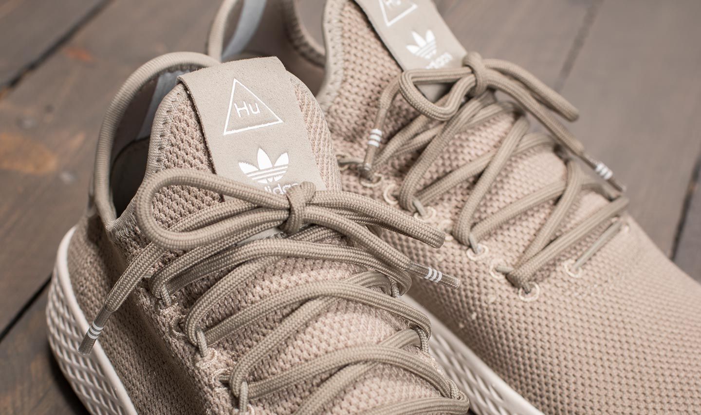Dětské tenisky a boty adidas Pharrell Williams Tennis HU J Tech Beige/ Tech Beige/ Core White