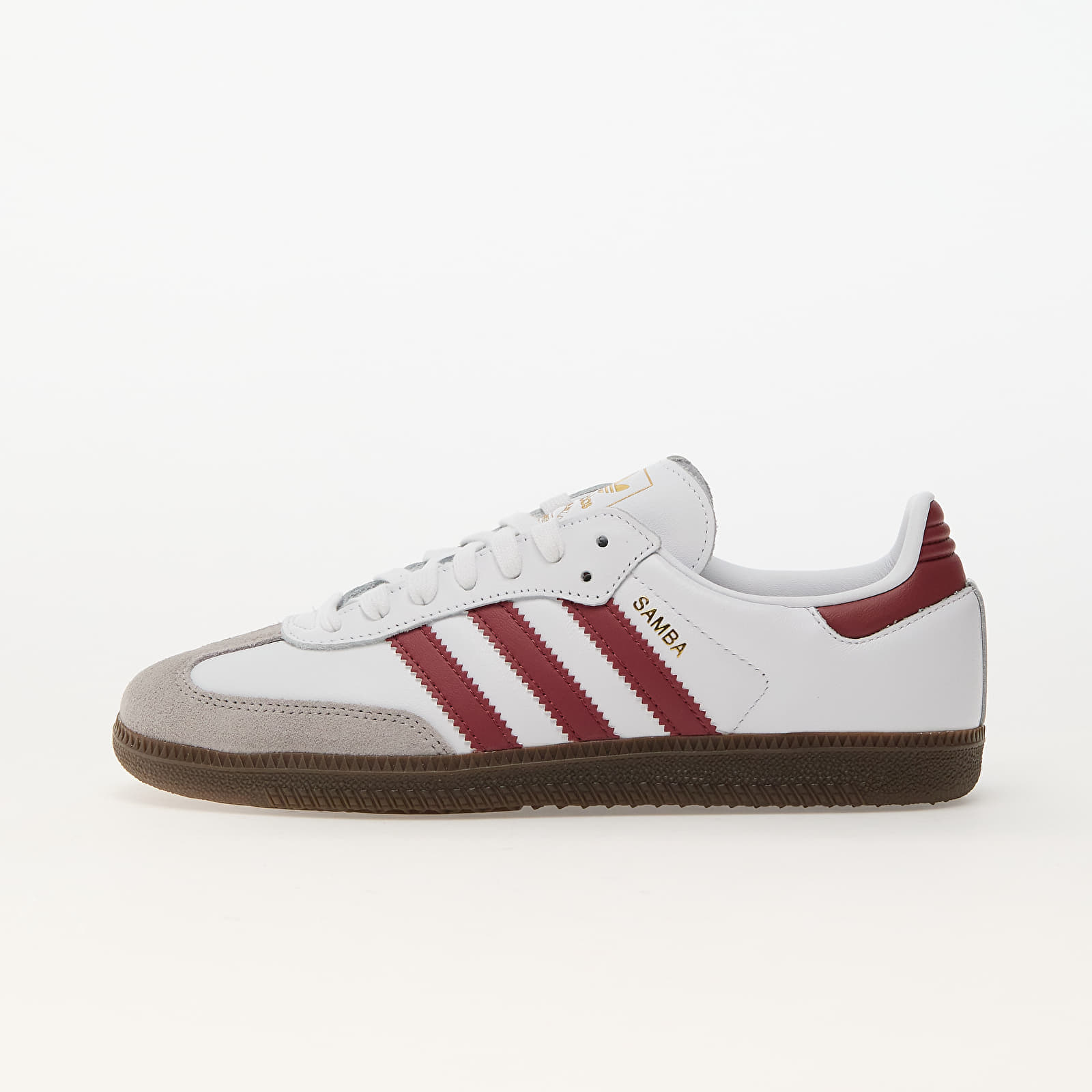 Levně Tenisky adidas Samba Og Ftwr White/ Preloved Ruby/ Clear Granite