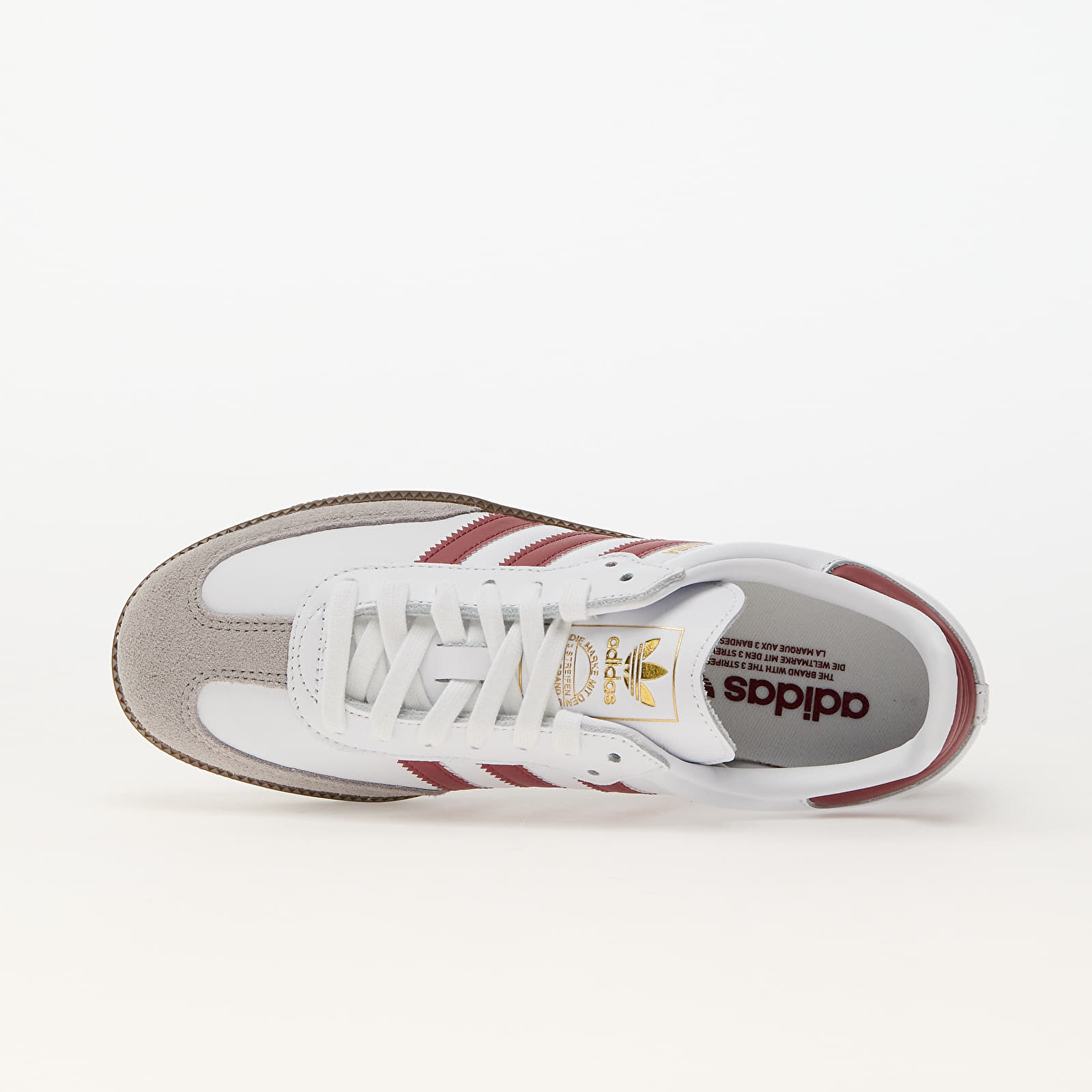 Scarpe uomo adidas Samba Og Ftwr White/ Preloved Ruby/ Clear Granite