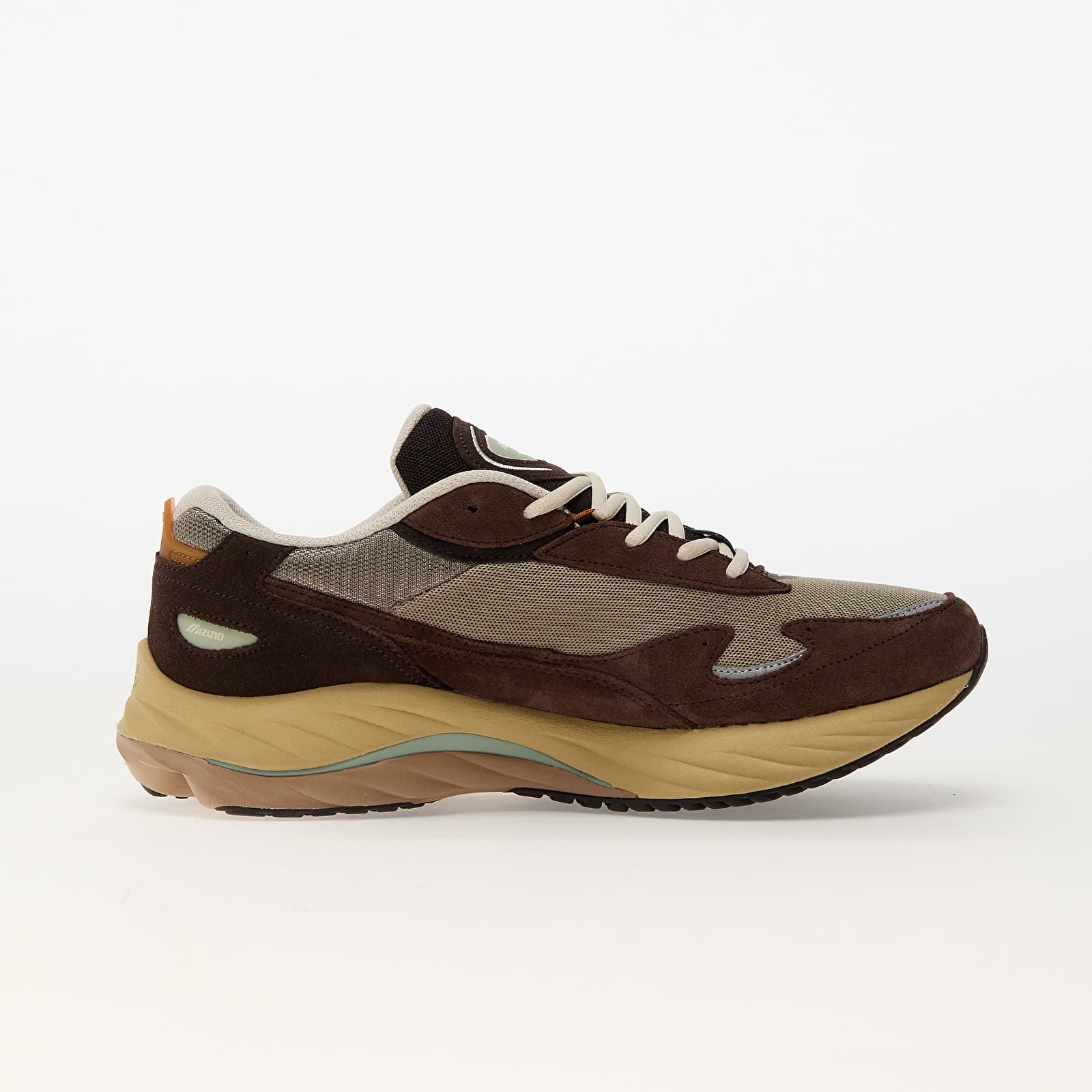 Men's shoes Mizuno Wave Rider Vintage Khaki/ Summer Sand/ Chicory Coffee