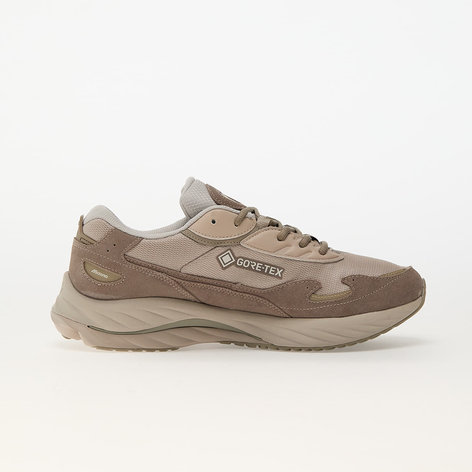 Men's shoes Mizuno Wave Rider Gtx Silver Cloud/ Vintage Khaki/ Ge Gold