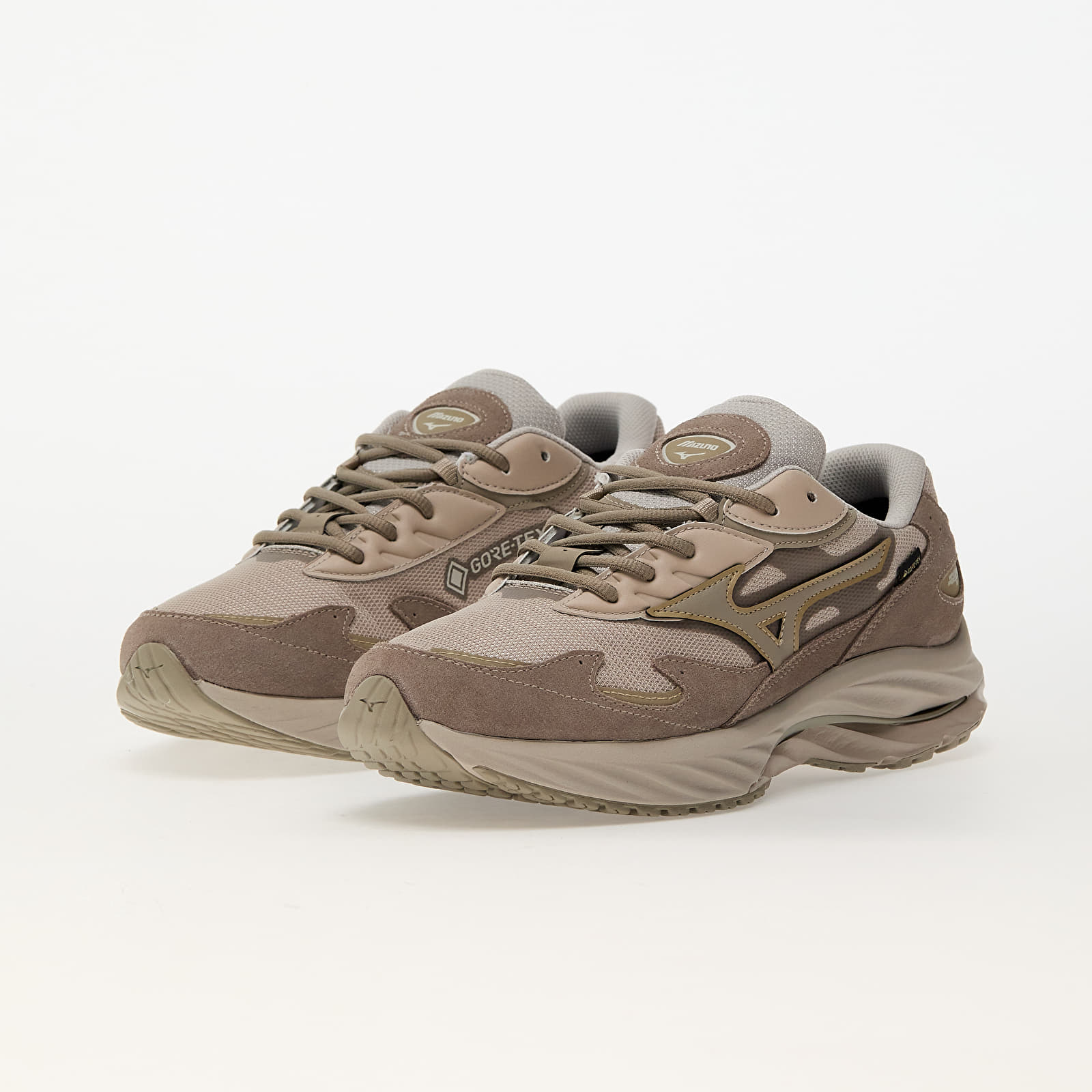 Men's shoes Mizuno Wave Rider Gtx Silver Cloud/ Vintage Khaki/ Ge Gold
