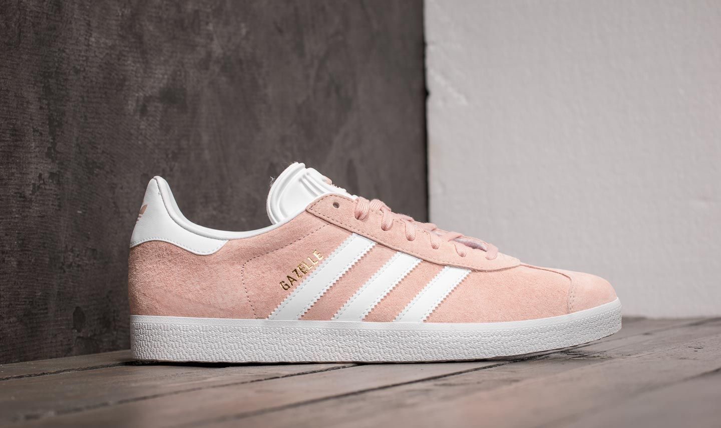 Herresko adidas Gazelle Vappnk/ White/ Gold Metalic
