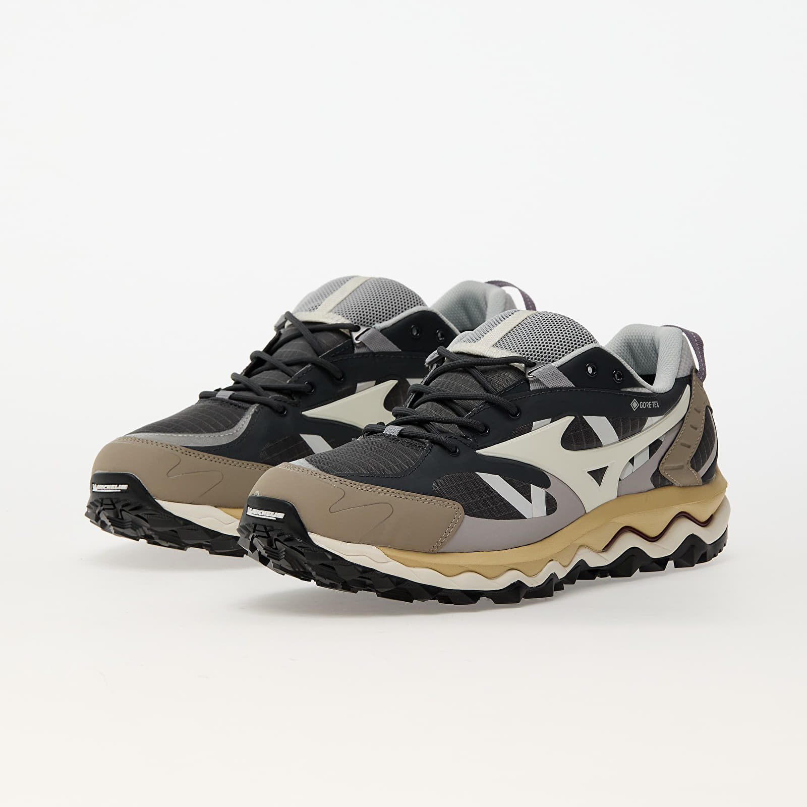 Férfi cipők Mizuno Wave Mujin Tl Gtx Ebony/ Pristine/ Vintage Khaki