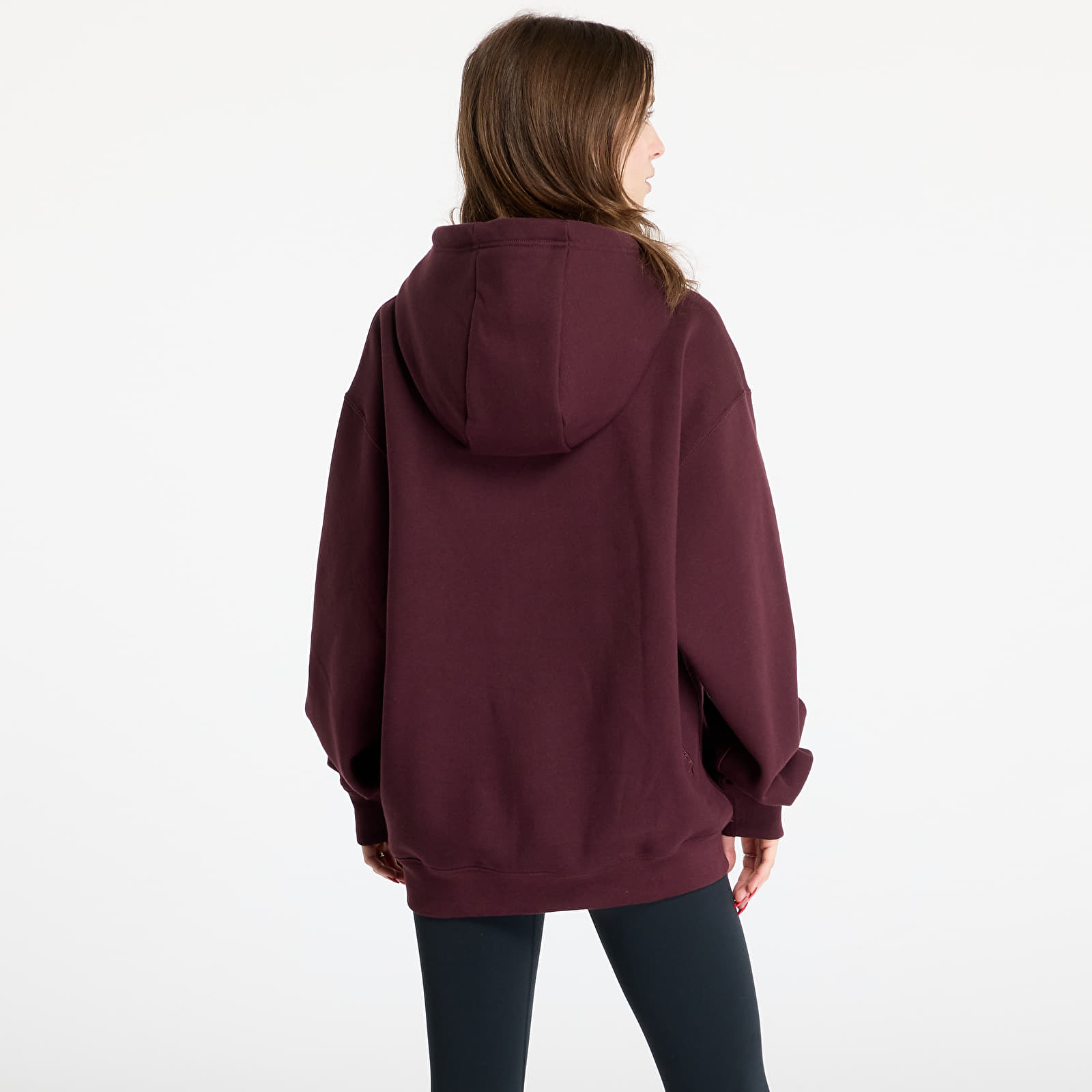 Mikiny Nike ACG Therma-FIT Fleece Pullover Hoodie UNISEX Burgundy Crush/ Summit White