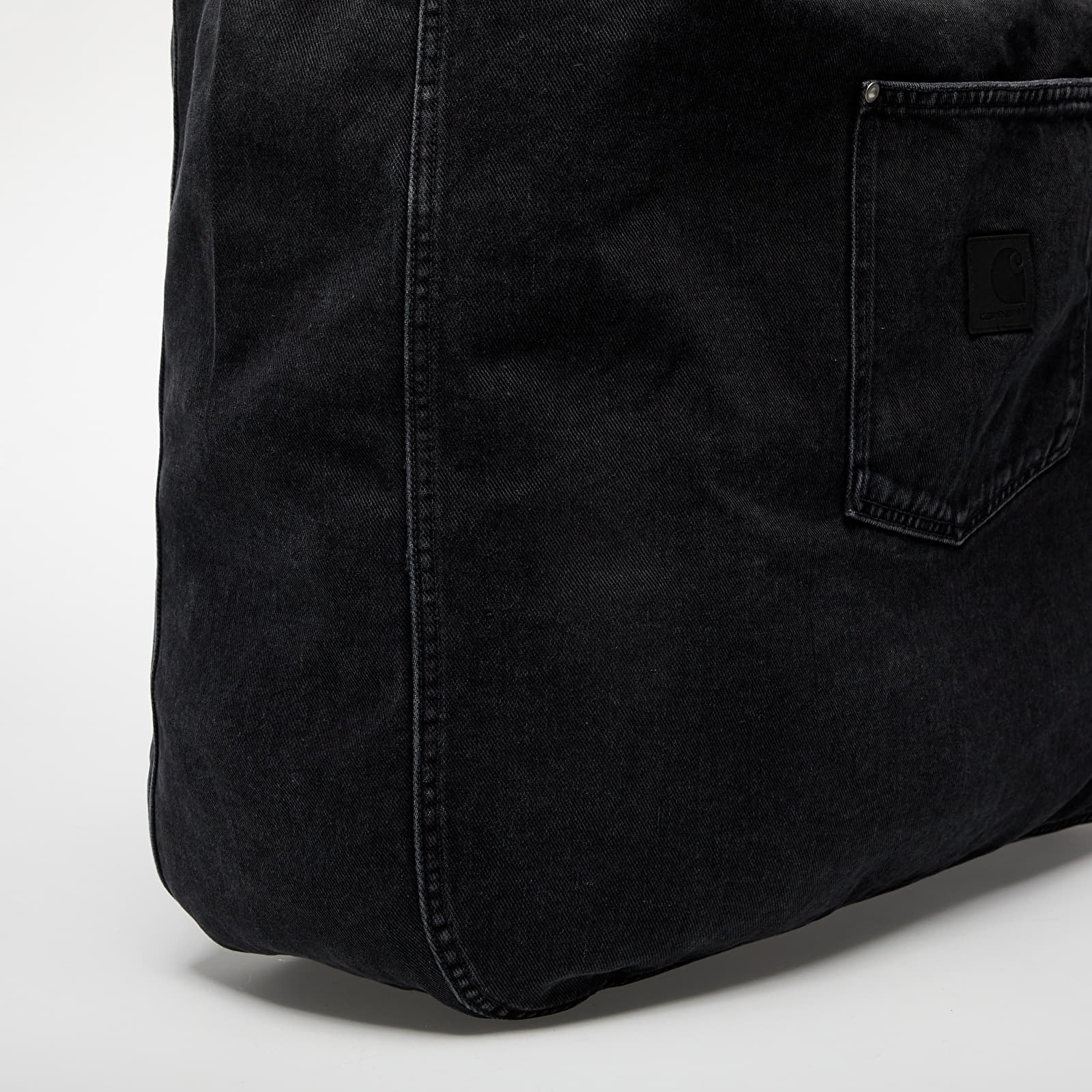 Torby przez ramię Carhartt WIP Rivet Tote Bag Black Stone Washed