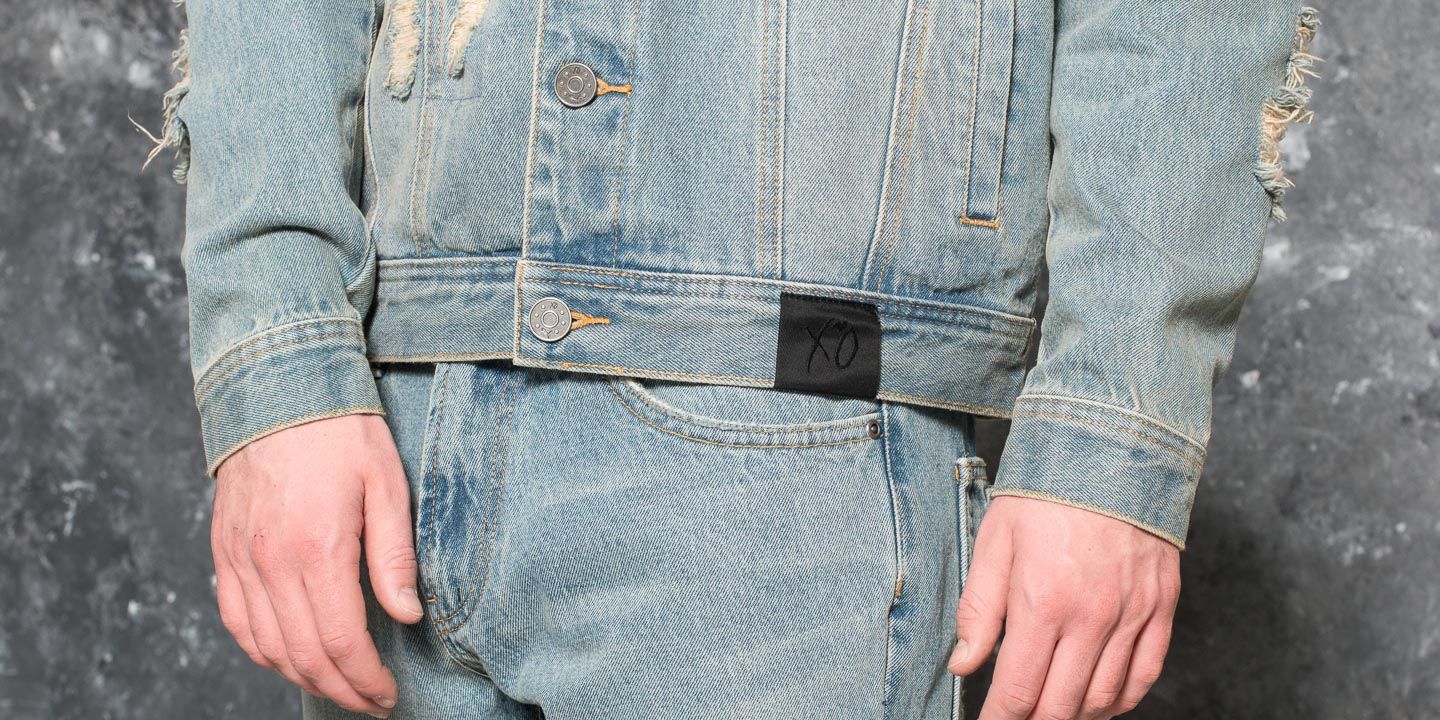 Jacken Puma x XO Denim Jacket Bleached Denim