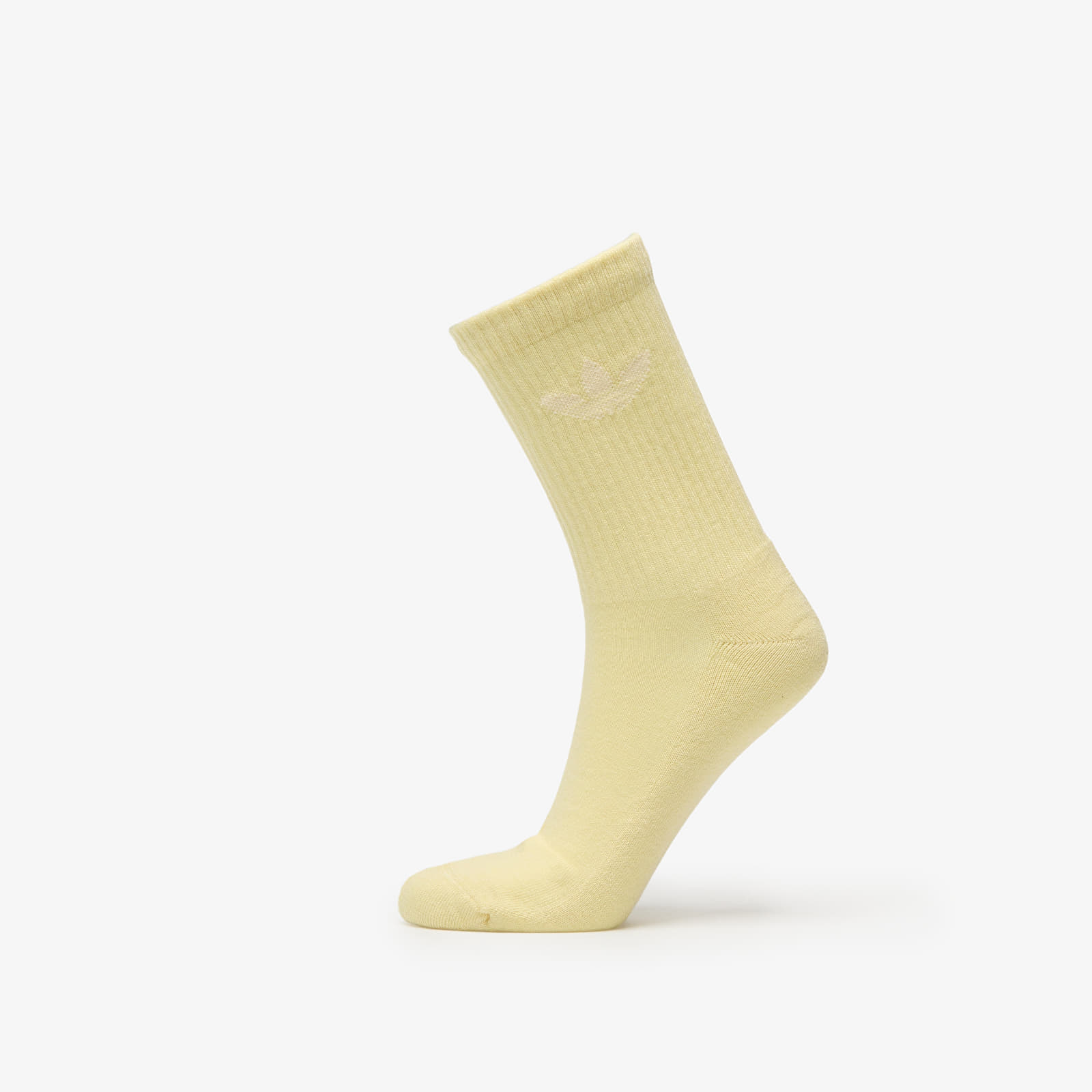 Sukat adidas Trefoil Crew Cushion Socks 6-Pack Silver Green/ Glow Pink/ Powder Yellow