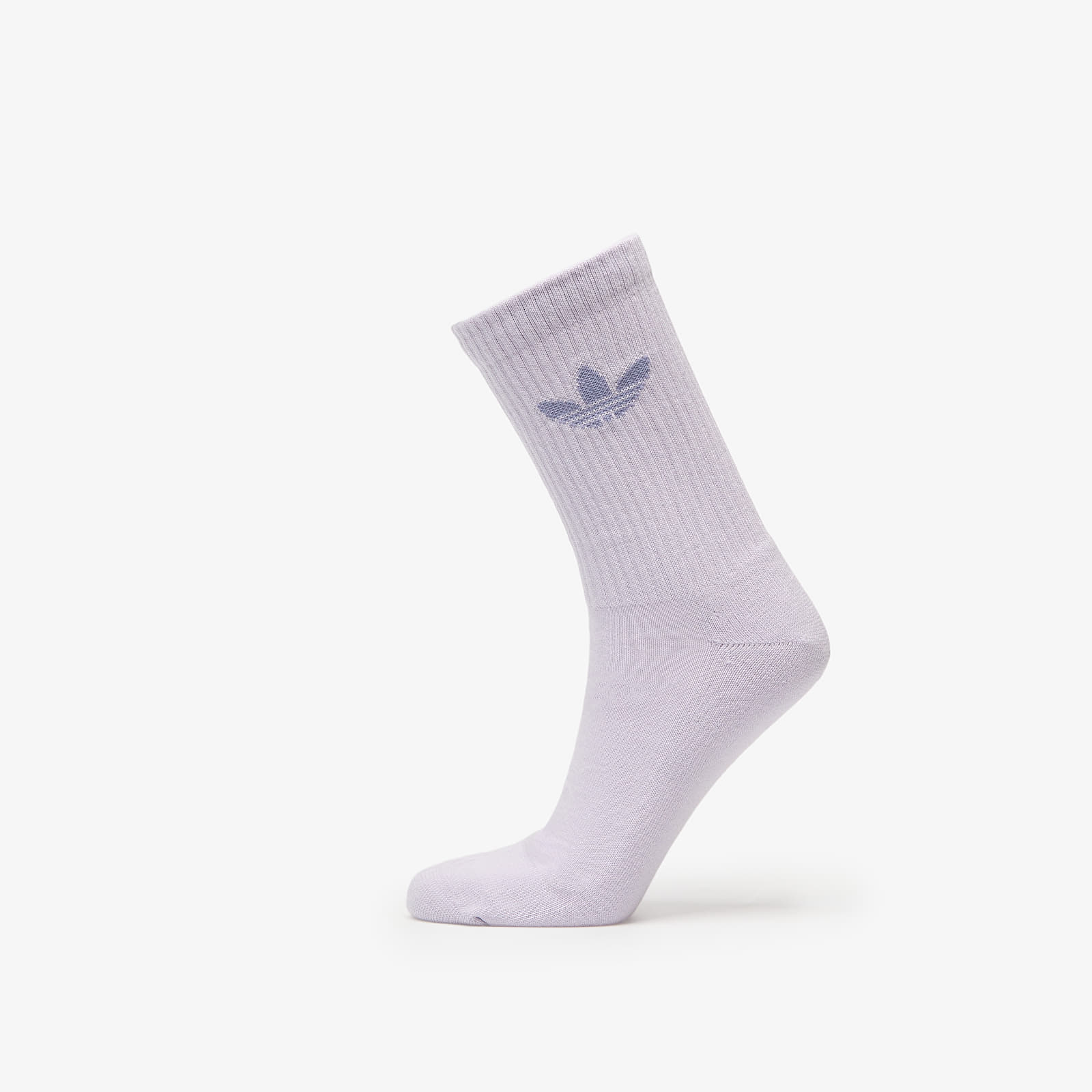 Sukat adidas Trefoil Crew Cushion Socks 6-Pack Silver Green/ Glow Pink/ Powder Yellow