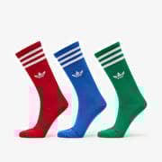 adidas High Crew Sock 3-Pack Blue/ Red/ Green