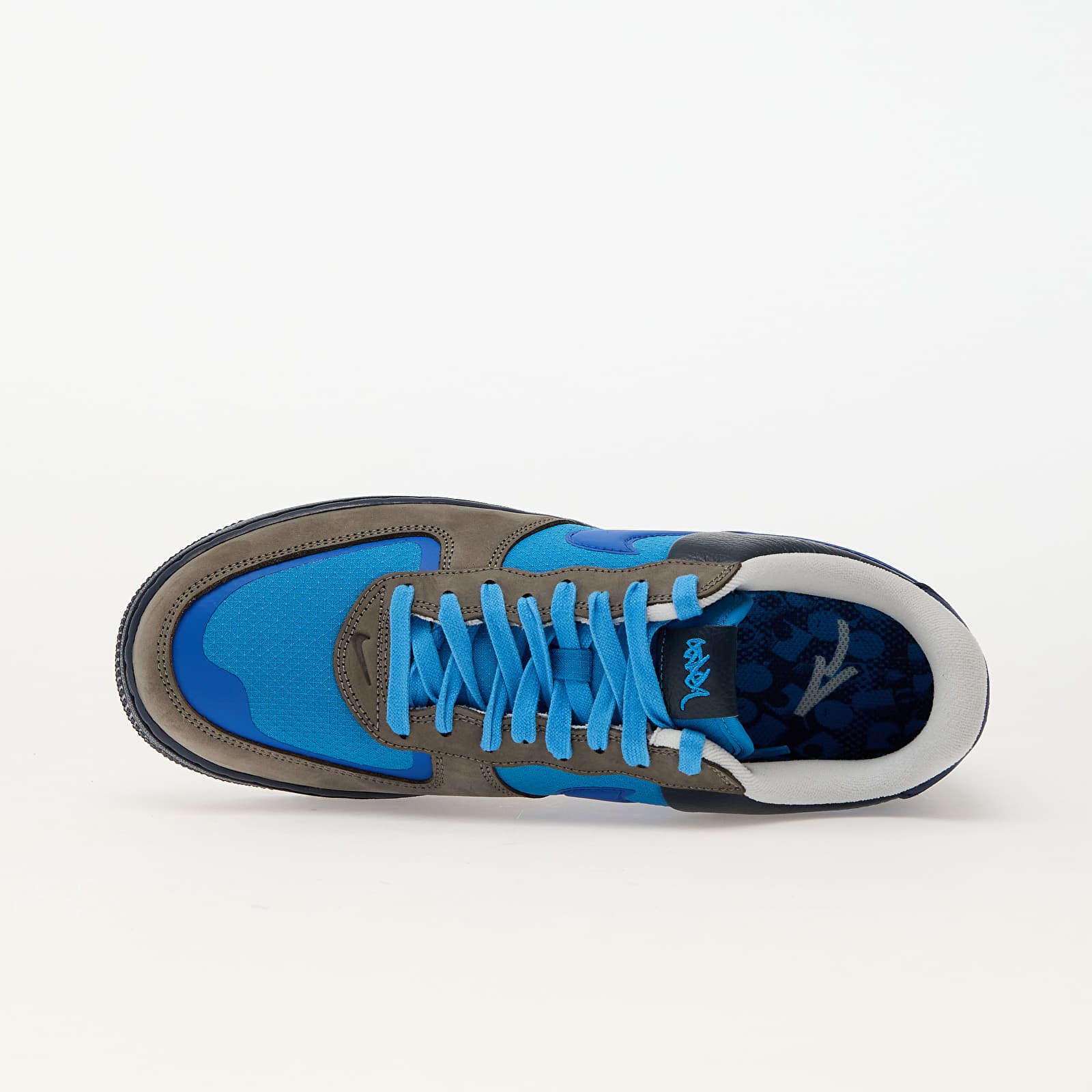 Men's shoes Nike x Stash Air Force 1 Low Sp Soft Grey/ Varsity Royal-Harbor Blue