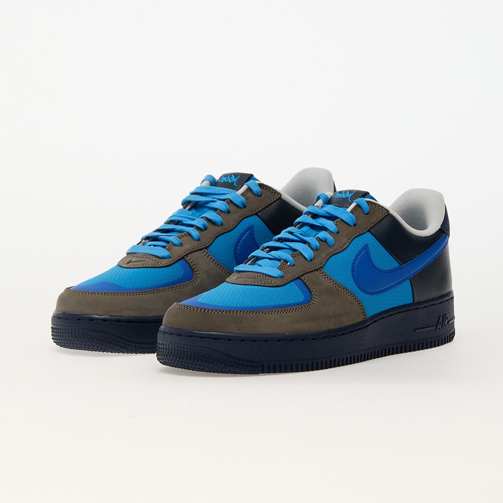Men's shoes Nike x Stash Air Force 1 Low Sp Soft Grey/ Varsity Royal-Harbor Blue