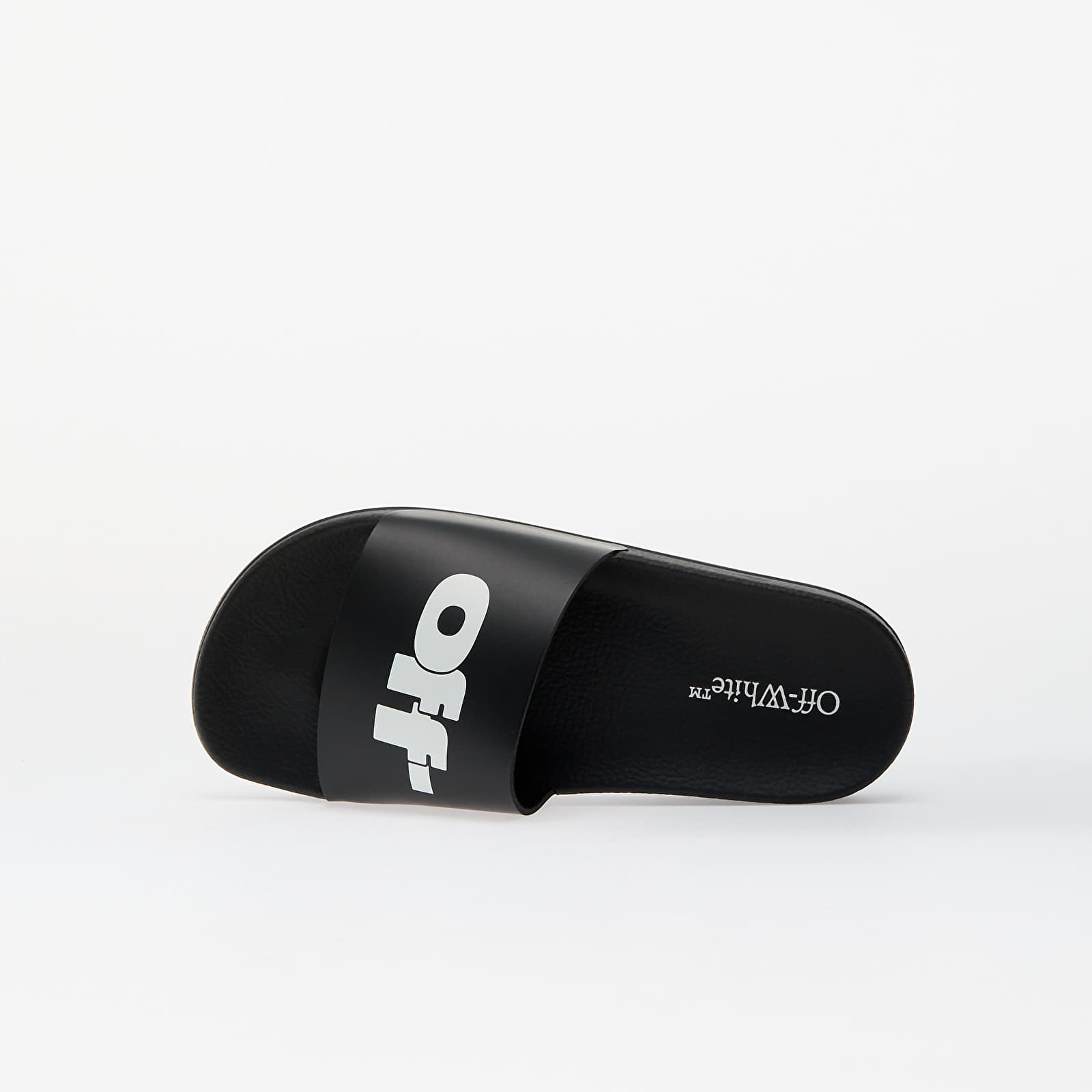Detské tenisky a topánky OFF-WHITE KIDS Pool Slider Black/ White