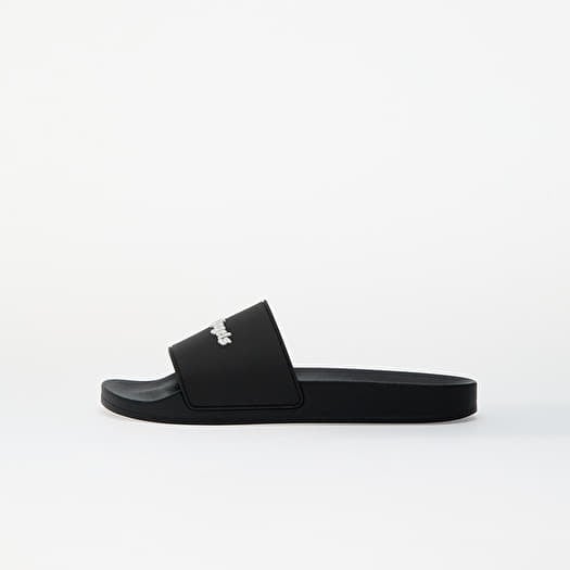 Palm Angels Classic Logo Pool Slider Black/ White