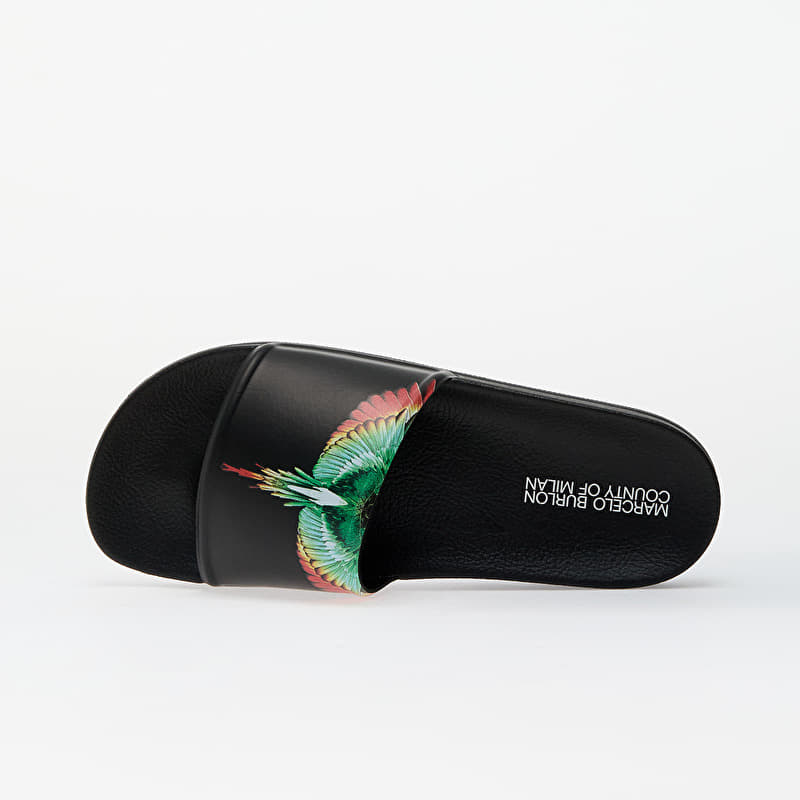 Marcelo Burlon Icon Wings Sliders Black/ Multicolor | Footshop
