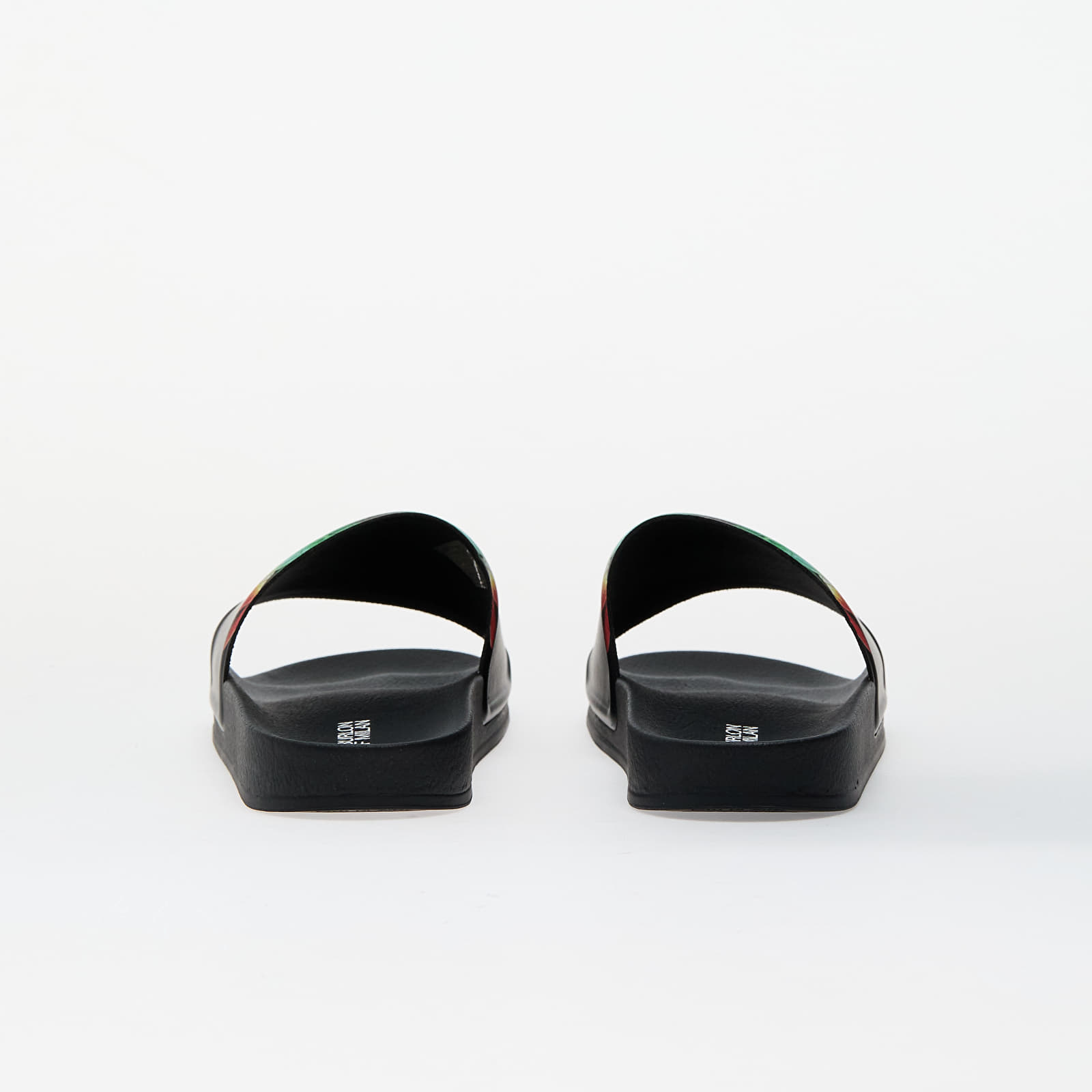 Men's shoes Marcelo Burlon Icon Wings Sliders Black/ Multicolor