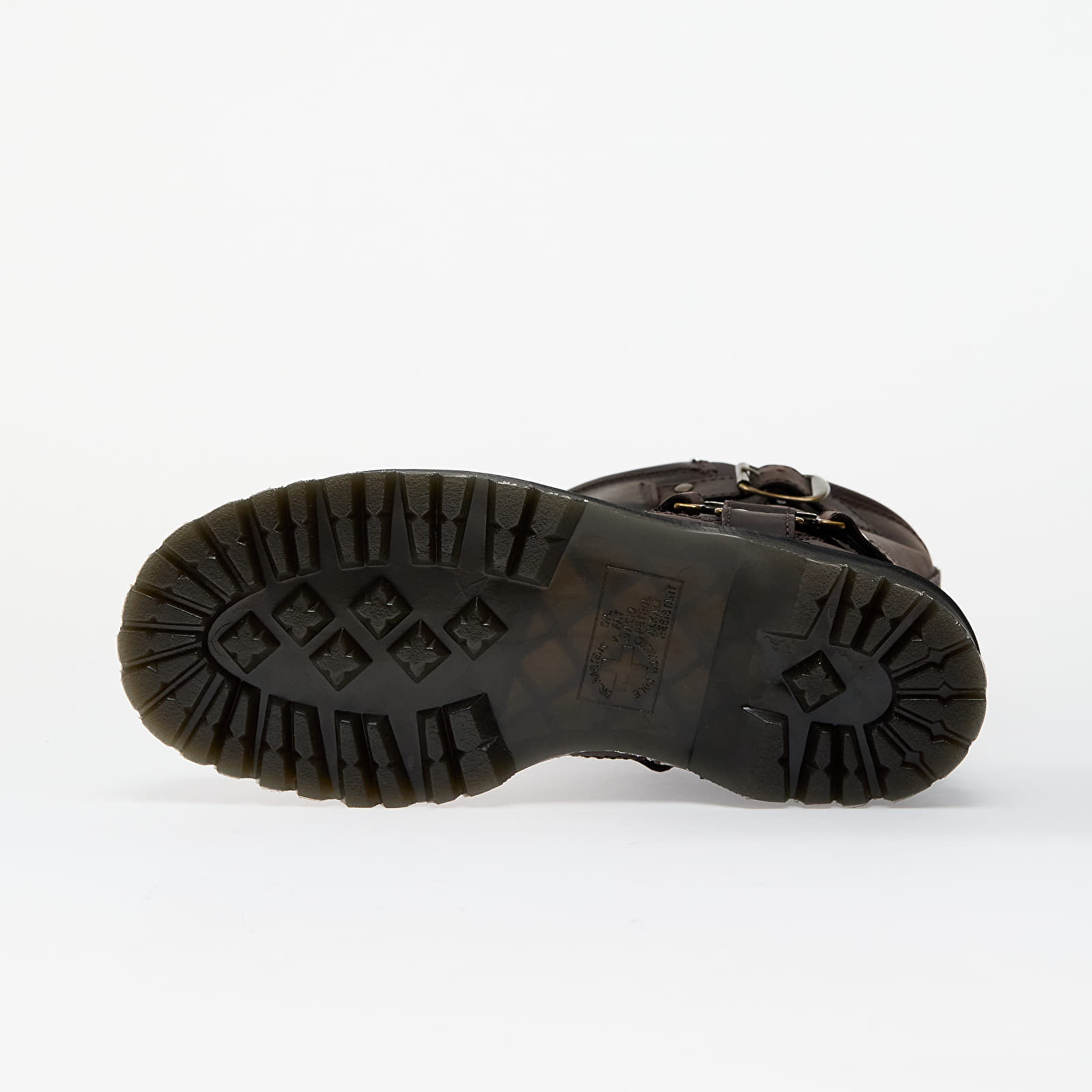 Мъжки кецове и обувки Dr. Martens Anistone Hi Dark Brown Burnished Waxy Pull Up