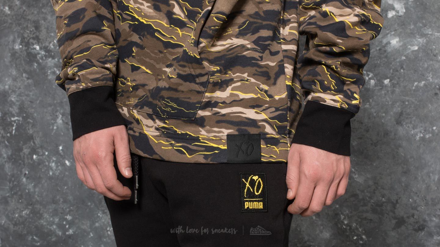 Sudaderas PUMA x XO Oversize Hoodie Puma Black/ Camo AOP