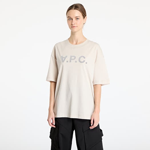 Póló A.P.C. Oversize Grand APC T-Shirt UNISEX Beige
