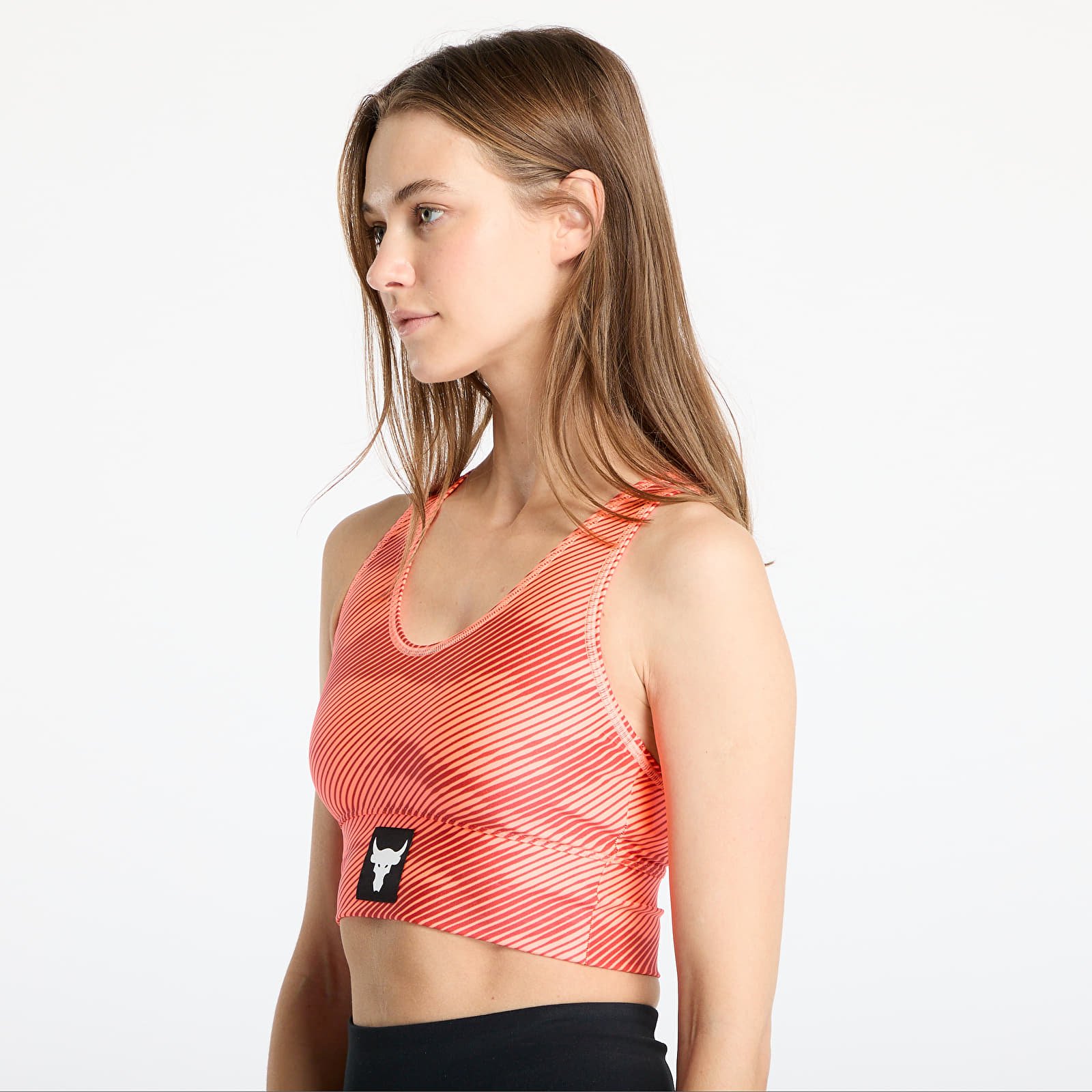 Сутиени Under Armour Project Rock HeatGear Bra Orange