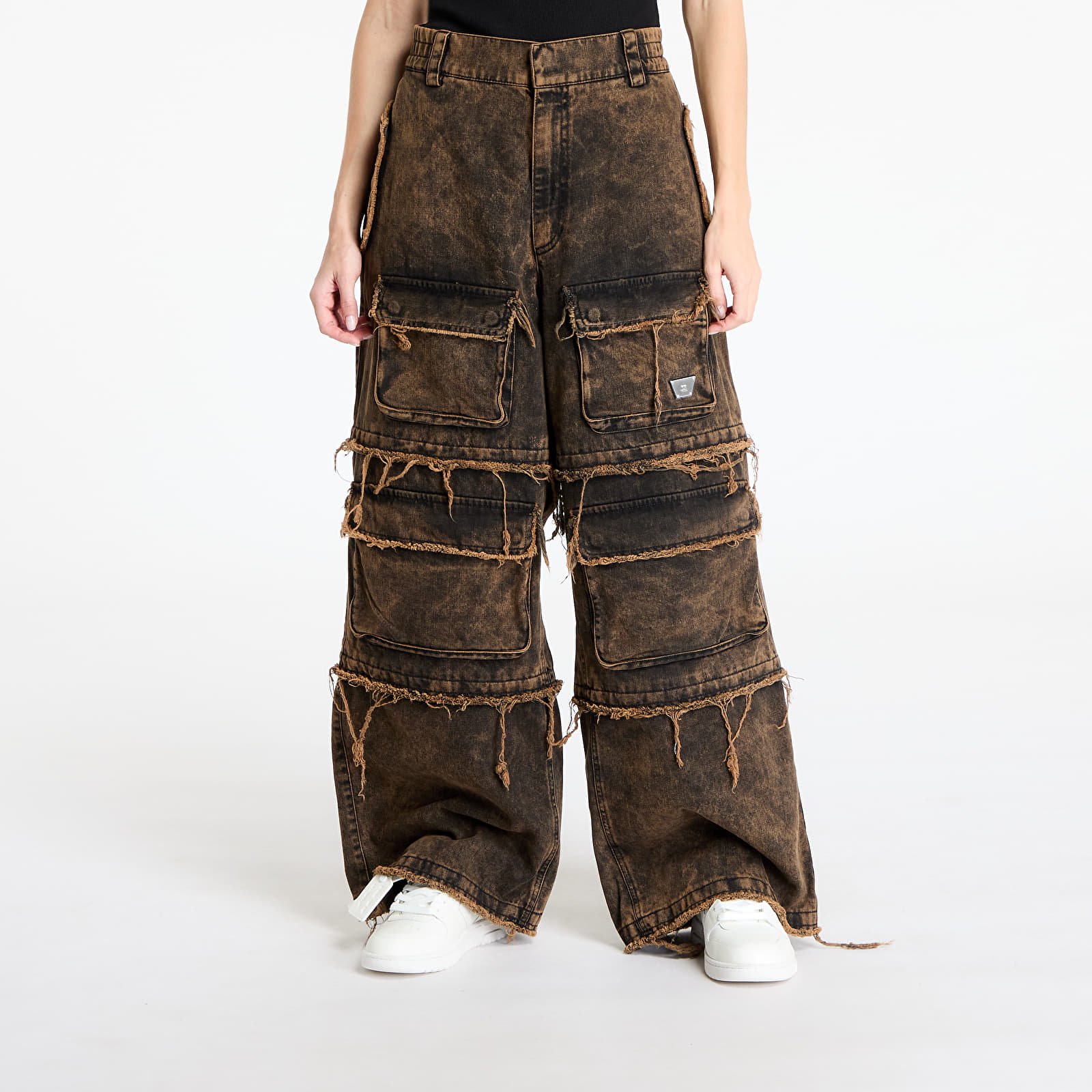 Jeans MISBHV Ibiza Oversize Cargo Trousers Acid Black