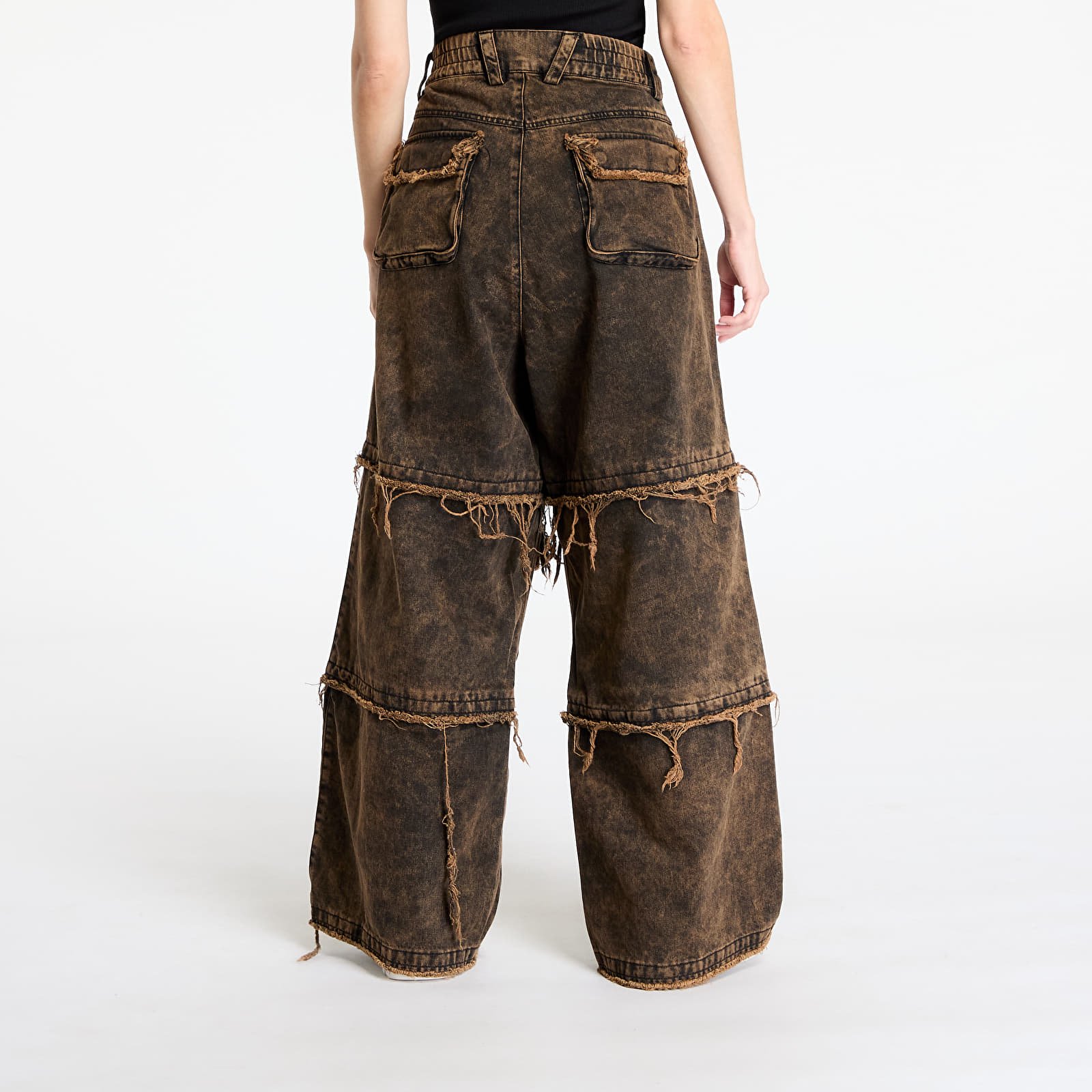 Jeans MISBHV Ibiza Oversize Cargo Trousers Acid Black