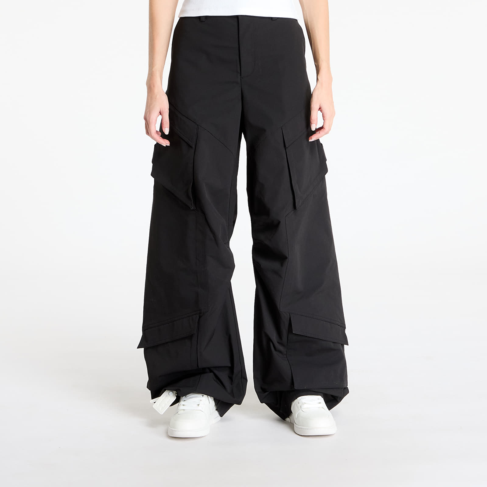 Men's trousers HELIOT EMIL Cellulae Cargo Trousers Black