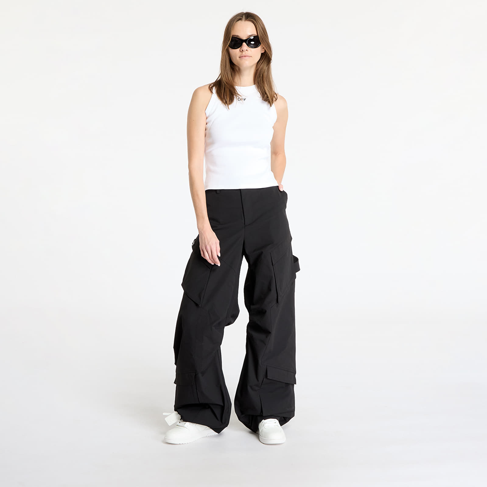 Men's trousers HELIOT EMIL Cellulae Cargo Trousers Black