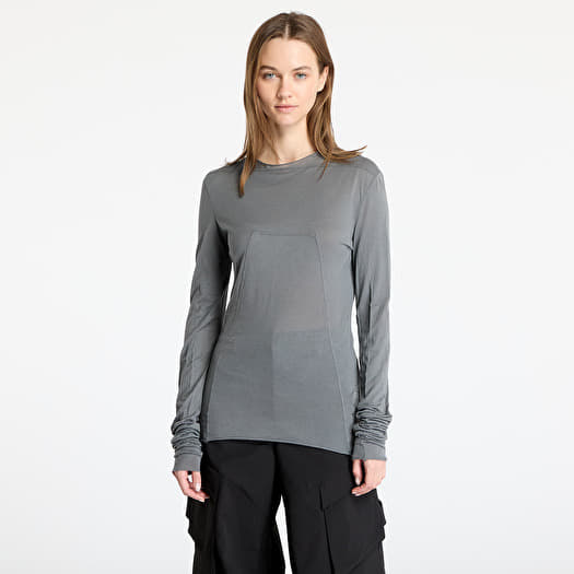トップス Rick Owens EDFU 23SS Long Sleeve T-shirt Rick Owens DRKSHDW Knit Edfu Top T-Shirt Stone | Footshop