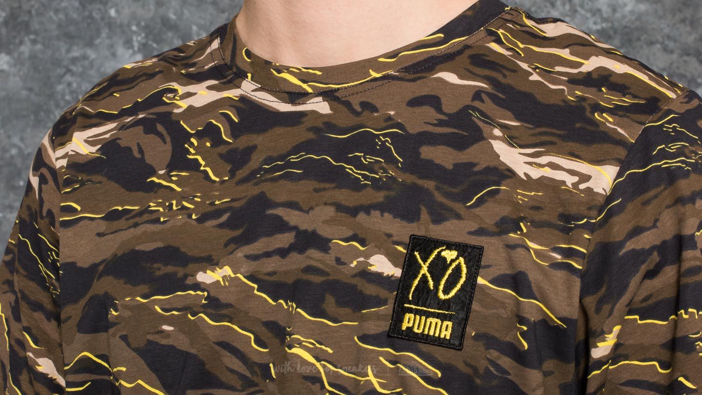 T Shirts and shirts PUMA x XO Graphic Tee Puma Black Camo AOP