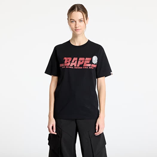 T-shirt A BATHING APE Bape Sports Logo Tee Black