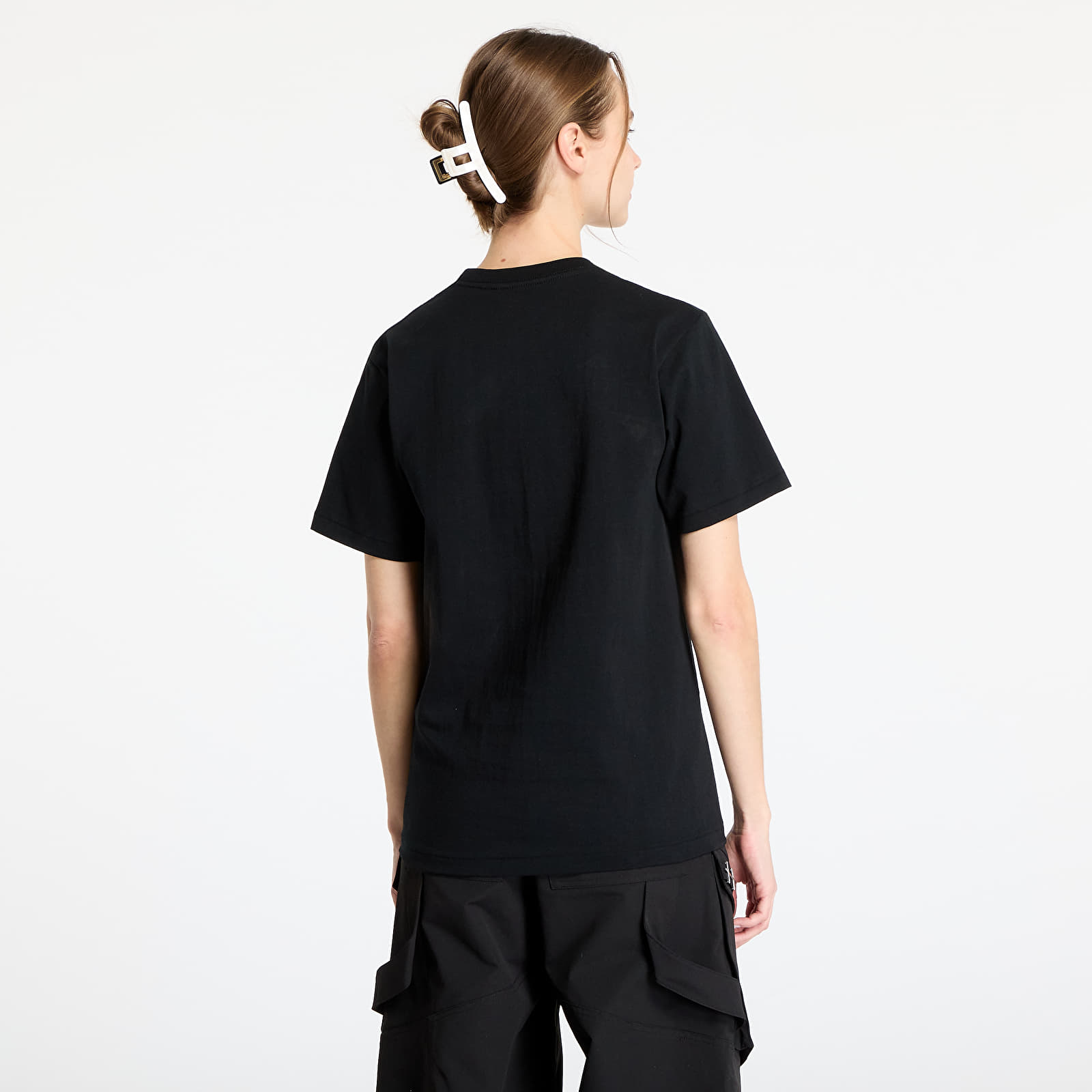 Männer T-Shirts A BATHING APE Space Ape Head Tee Black
