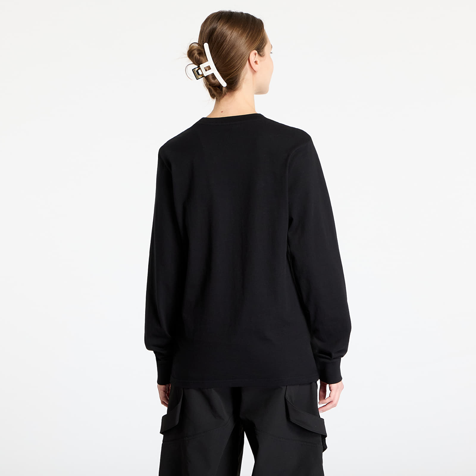 Pólók Carhartt WIP Longsleeve Pocket T-Shirt UNISEX Black