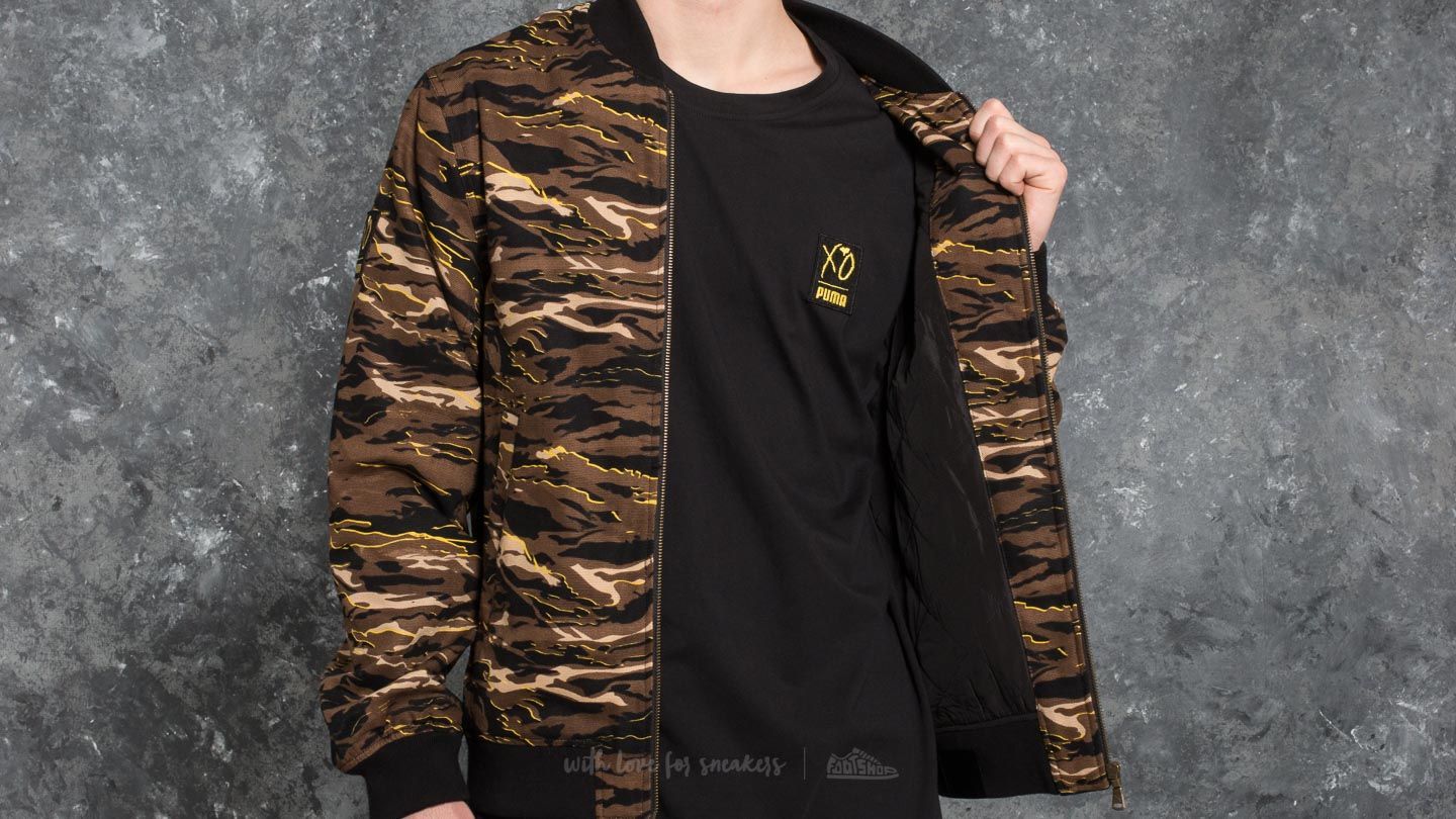 Jackets PUMA x XO Camo Bomber Black Camo AOP Footshop