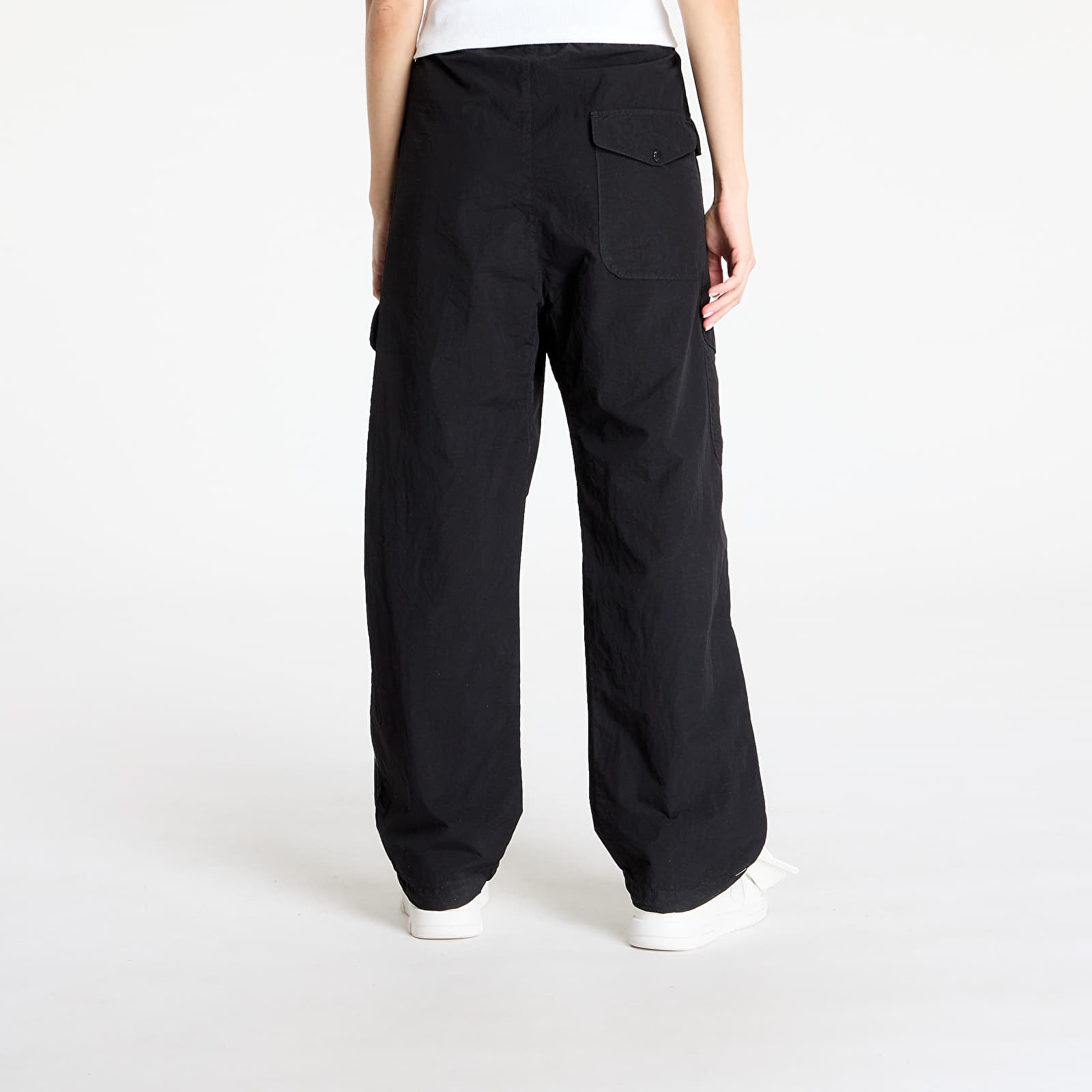 Pánské kalhoty C.P. Company Flatt Nylon Loose Utility Pants Black