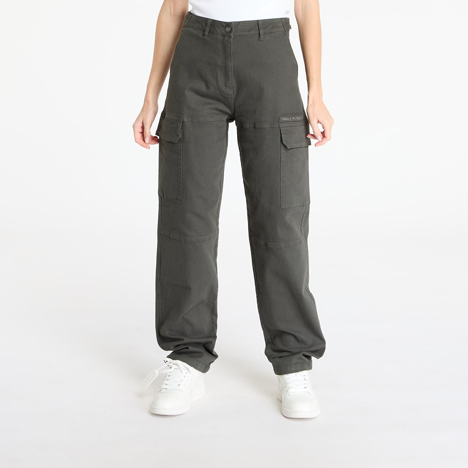 Pantaloni și blugi Daily Paper Ezea Women Cargo Pants Chimera Green